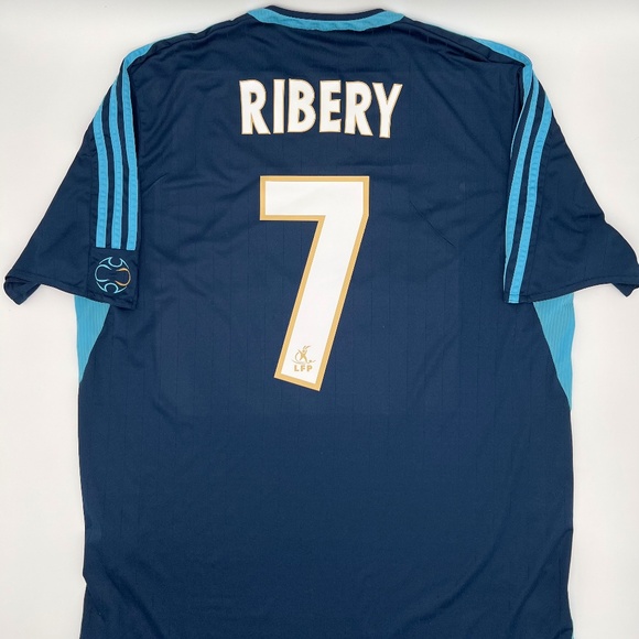 Ribery #7 Marseille 2006/2007 Third ORIGINAL Adidas VTG Rare Soccer Jersey (XL) - Picture 1 of 9